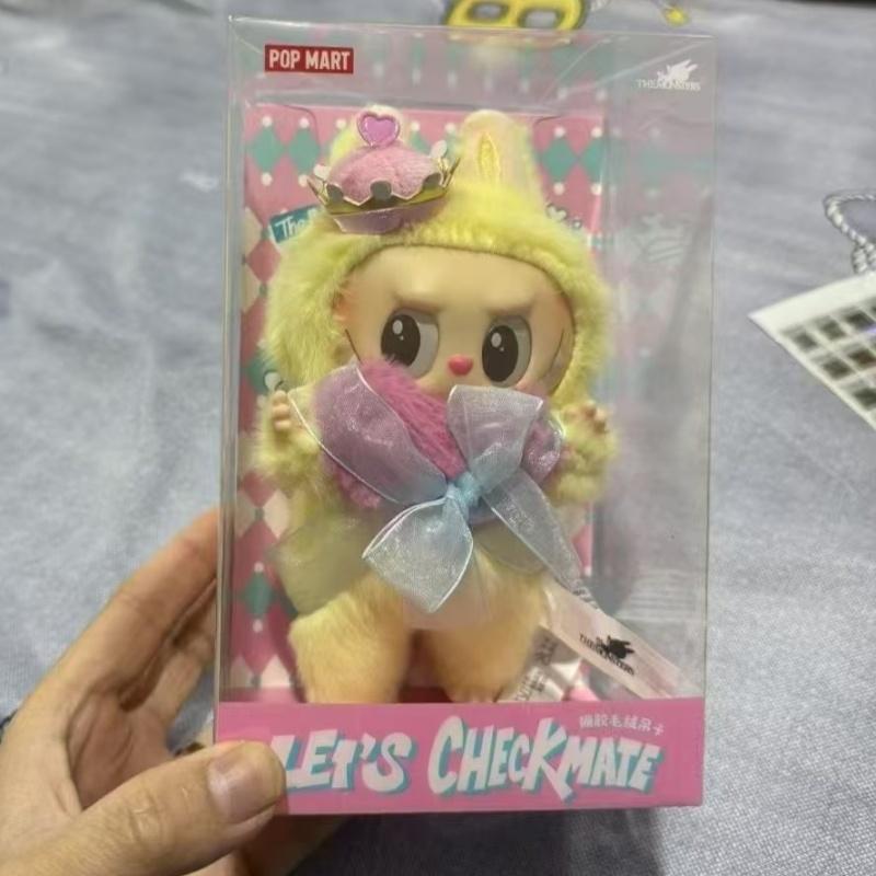 Лимитированная серия плюшевых фигурок LABUBU с виниловым лицом: плюшевая игрушка «Королева».