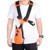 Orange Lawn Mower Harness Strap Adjustable Brush Cutter Strap Labor Saving Strimmer Harness Garden