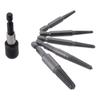 6pcs Chrome Molybdenum Steel Broken Bolt Extractor Set Hexagonal Handle Screw Extractor  Worker