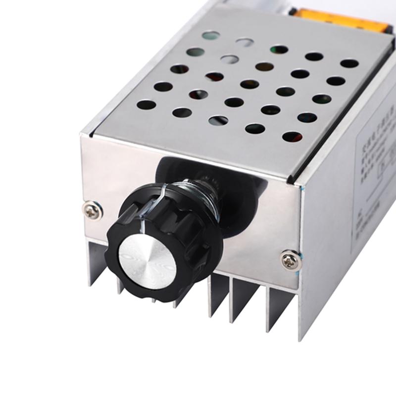 A96I-AC 220V 6000W SCR Регулятор напряжения Контроллер Электронный диммер Термостат Регулировка скорости Форма с корпусом