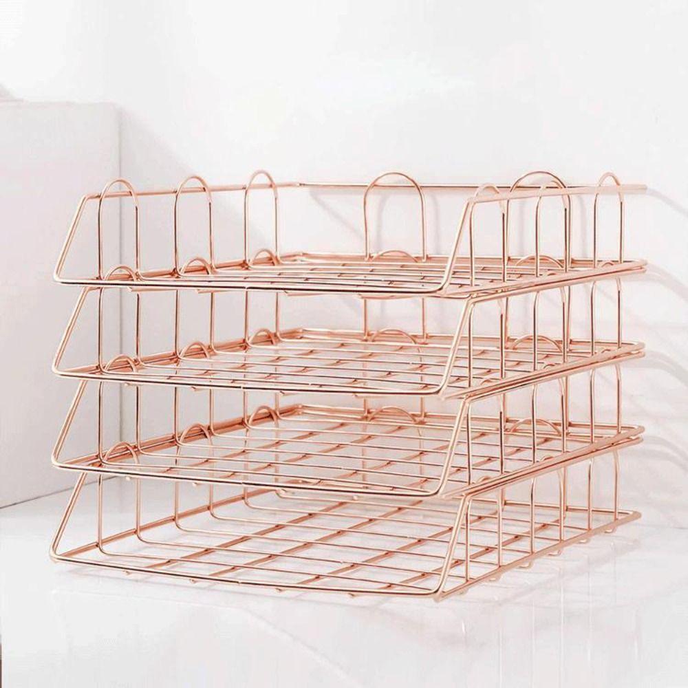 Organizer Rack A4 File Storage Basket Storage Basket Paper File Document Organizer Home