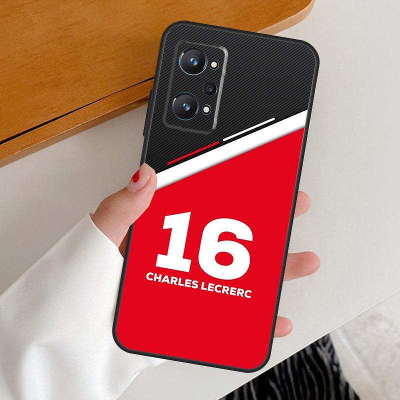 Чехол Charles Leclerc 16 для Realme 11 12 Pro Plus 10 9 GT5 GT Neo 6 C25s C21Y C30 C31 C33 C35 C51 C53 C55 C67