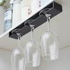 Space-Saving Under Cabinet Wine Glass Holder Multifunctional Stemware Rack for Kitchen Bar Storage Kitchen Storage Rack