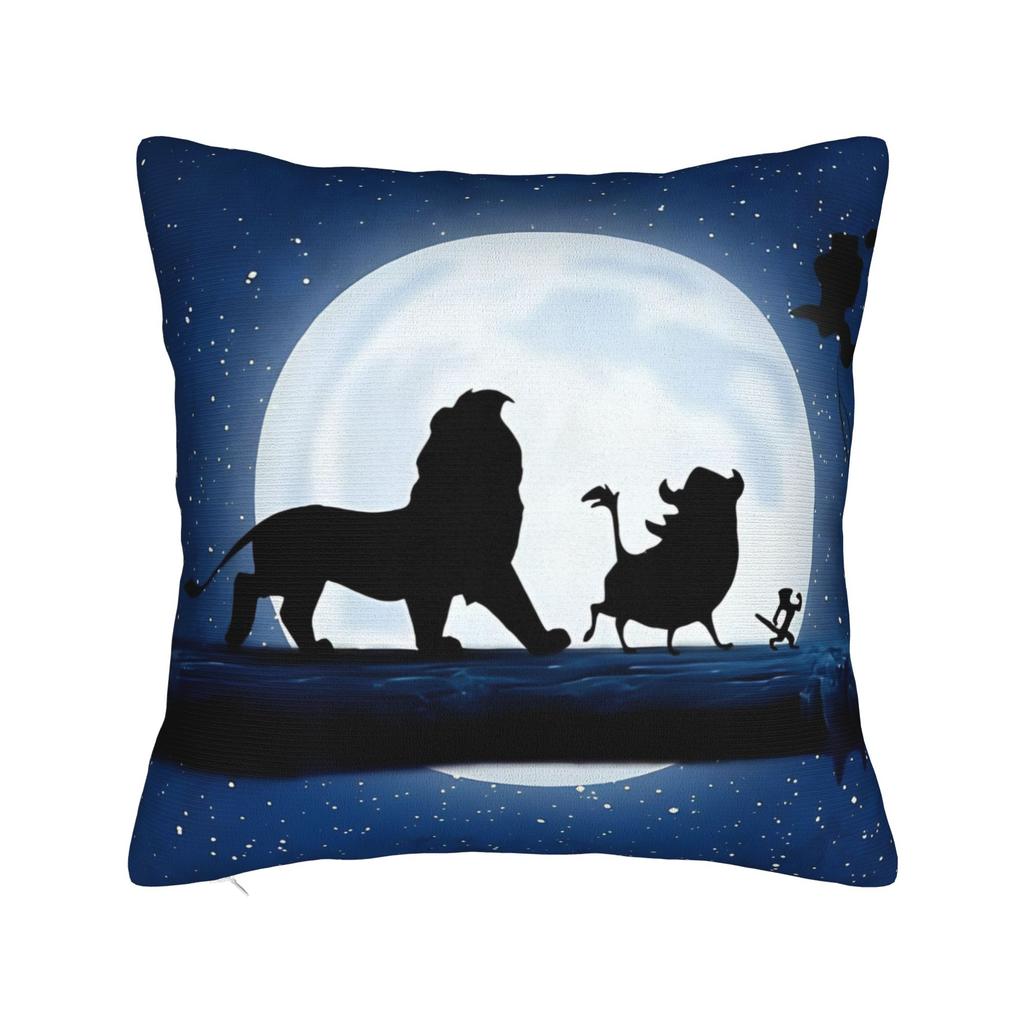 Lion King Simba Square Pillow Case Polyester Throw Pillow  , Novelty Pillowcover Home Decor