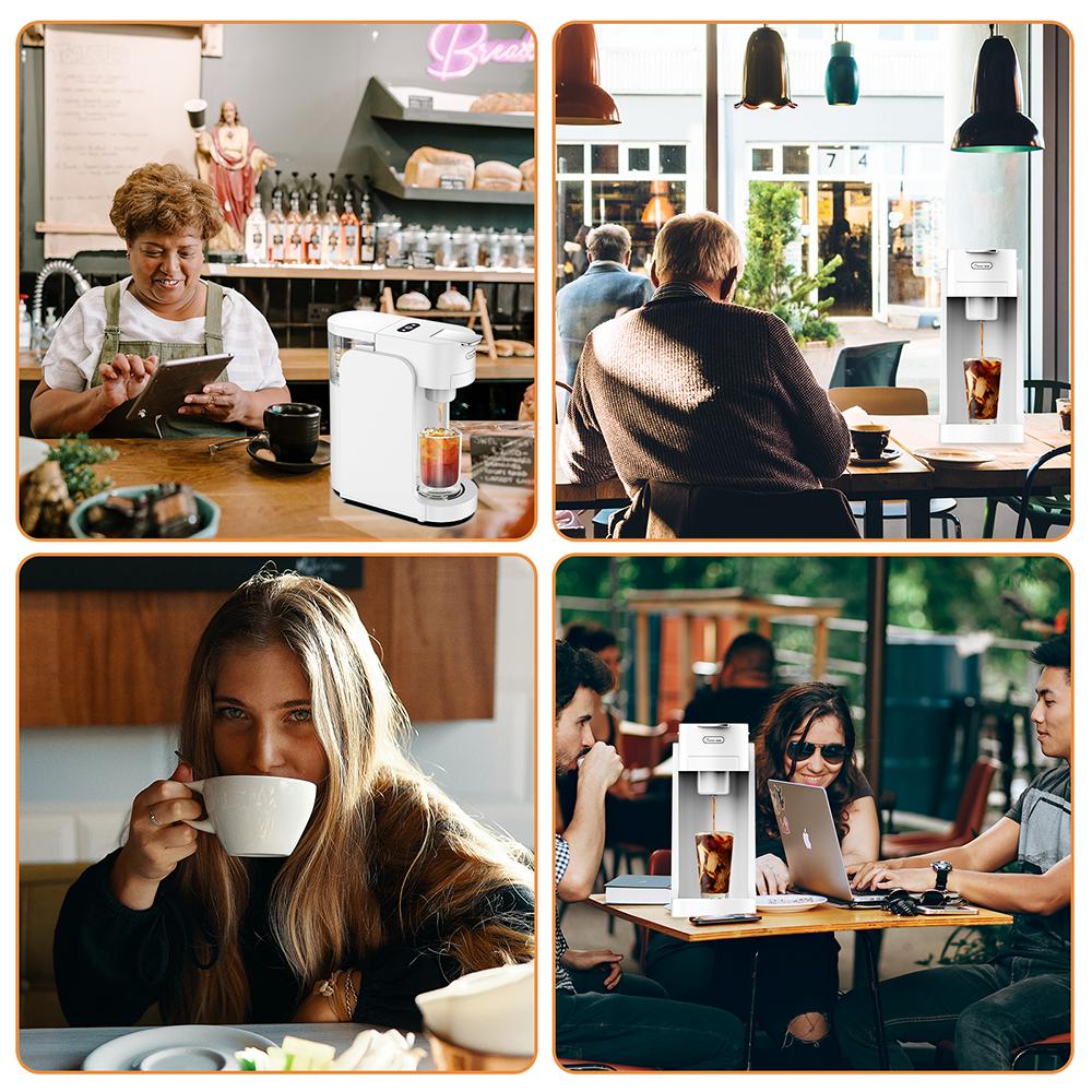 350 мл одноразовая капсульная кофеварка K черная кофемашина для K-Pod и молотого кофе