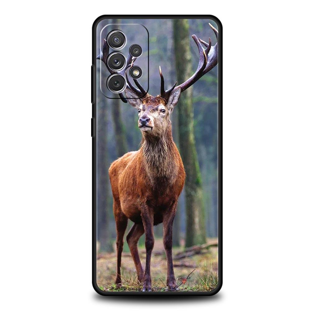 Камуфляжный чехол для телефона для охоты на оленей для Samsung Galaxy A13 A51 A71 A41 A31 A21S A11 A01 A03S A12 A32 A52 A22 A23 A33 A53 A73 5G