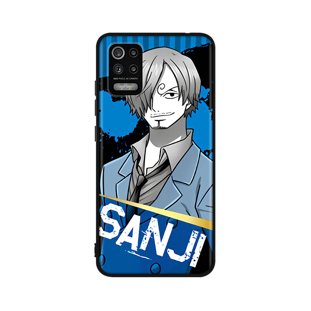 Чехол DT8 One Piece Zoro Sanji для Samsung A04 A14 A23 A34 A54 M23 M33 M52 M53 Realme 10 9 C30S C35 C55 VIVO Y02S Y21 Y33S Y51 X80 Pro Прозрачная крышка