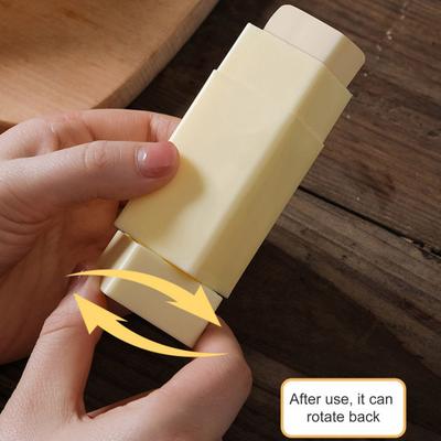 Yousheng Rotary Butter Spreader Stick 3.6cm Dispenser Stick Holder для точного распределения без BPA Кухонный инструмент для выпечки