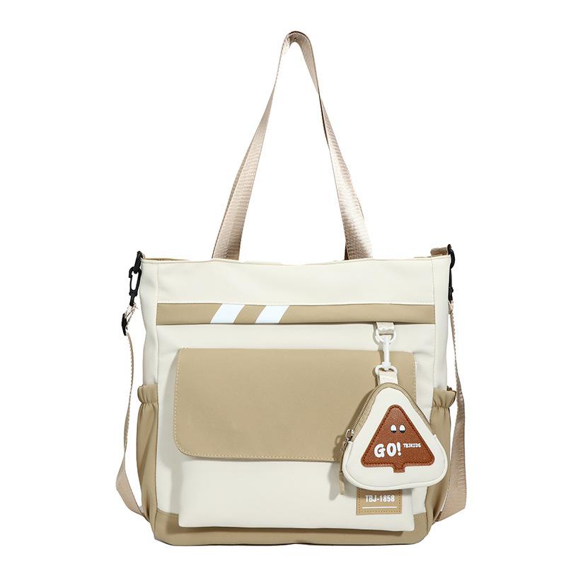 Contrasting Colors, Large-Capacity Commuting, Messenger Bags, Fashionable And Versatile High-Value Student Shoulder Bags