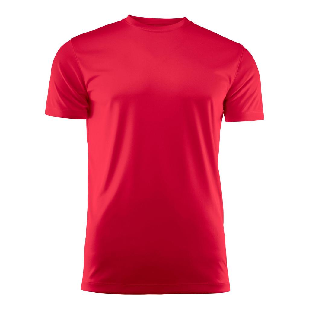 Printer RED Mens Run Active T-Shirt