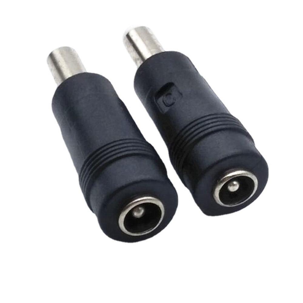 Переходник Головка Гнездо Разъем питания постоянного тока 5,5 x 2,1 мм Штекер для ноутбука Гнездо Преобразование в штекер