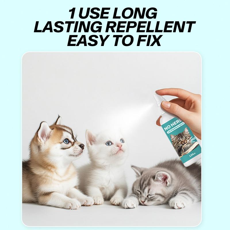 Спрей для создания зоны, свободной от домашних животных, отпугивающий спрей для кошек, отпугивающий индукционный спрей, спрей для отпугивания кошек для предотвращения беспорядочного мочеиспускания кошек