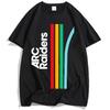Hot Game ARC Raiders Rainbow Graphic Tshirts Cotton Fashion Loose Men/Women T-shirt Unisex Streetwear O-neck Casual Male Tees