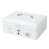 Carl Office Equipment Outdoor Cash Portable Cash (CARL) Register, Safe, Box, A6, White, CB-8250-W