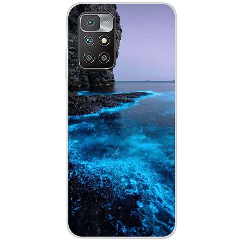 Чехлы для Redmi 10, силиконовая задняя крышка, чехол для телефона для xiaomi Redmi 10, 2022, мягкая сумка, 6,5 дюйма, глобальный чехол, бампер из ТПУ, новинка