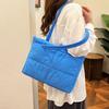Осень и зима новая ромбовидная квадратная сумка новая простая сумочка большая вместимость хлопковая одежда на плечо под мышку