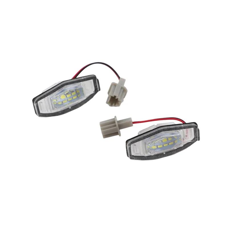 LED Number Plate Light Error Free License Plate Lamp For Acura MDX RL TL TSX ILX For Honda Civic Accord Odyssey License Light