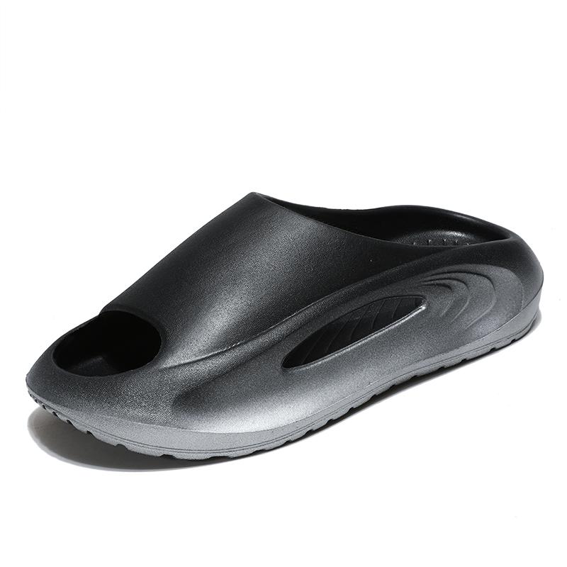 Модные дизайнерские новые мужские и женские нескользящие удобные сандалии для пар, летние пляжные тапочки на платформе, повседневная домашняя обувь для ванной