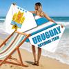 Uruguayan Football Association Print Beach Towel, Large Soft Quick Dry Towel for Beach Camping Swimming