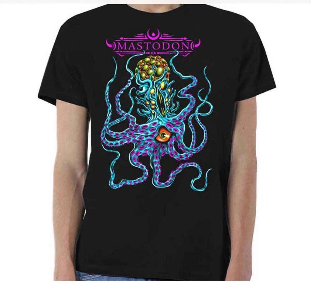 Футболка унисекс Mastodon Octo Freak Ex Tour Черная Новая и Официальная атрибутика
