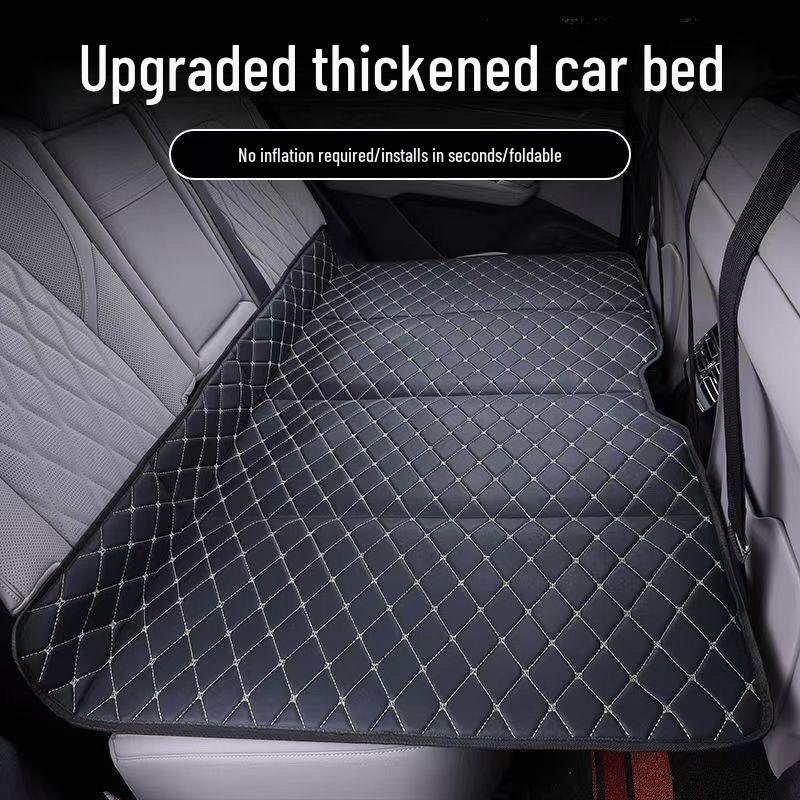 Складной матрас на заднее сиденье автомобиля для седана/внедорожника — дорожный спальный коврик, не требующий надувания