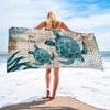 75cmx150cm Octopus Printed Beach Towel Quick Drying Microfiber Towel Beach Blanket Marine Life
