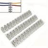 1Pc 12 Way Barrier Screw Terminal Block Wire Connector Strip
