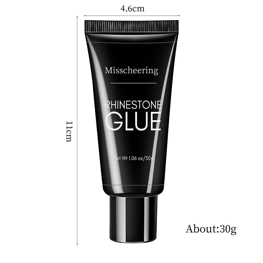 Не текучий прочный клей для нейл-арта для бриллиантов и металлических украшений