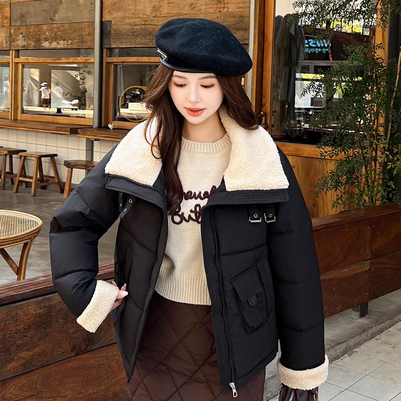 Бархатная осенне-зимняя новая персонализированная модная пуховая хлопковая хлопковая куртка без рукавов с лацканами, куртка-лошадь