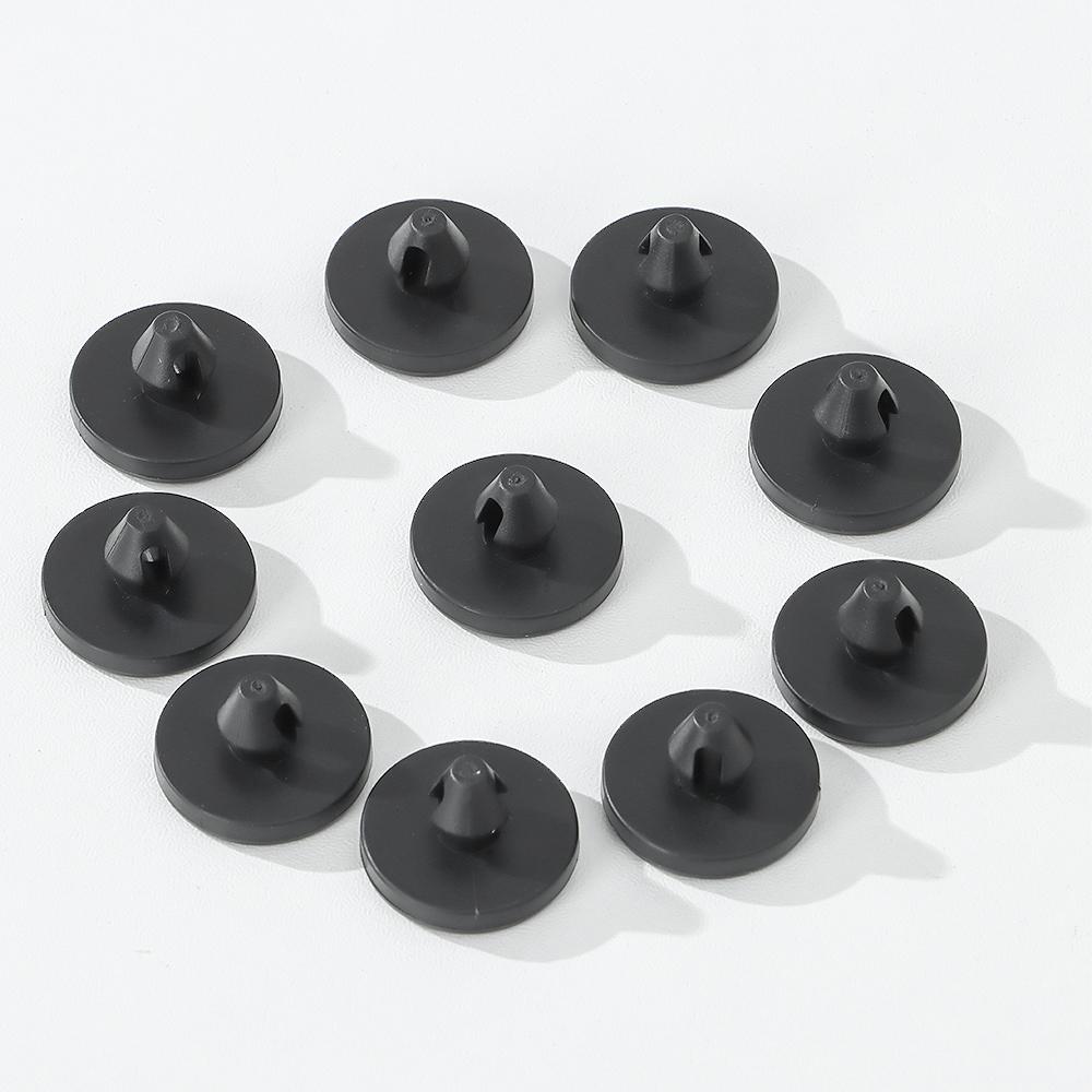 10Pcs Black Parts Lamp Brake Light Switch Stopper Cushion Clutch Brake Pedal Pad