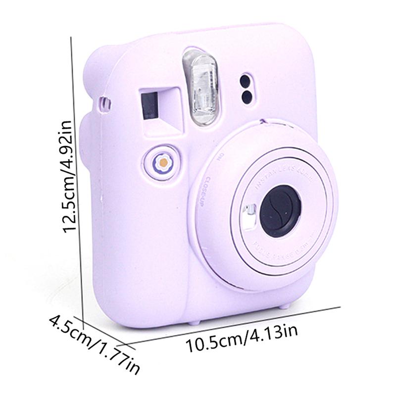 Для камеры Fujifilm Instax Mini12 Силиконовый Чехол Оболочка Защитная Крышка Мягкий Однотонный Защита от Царапин Для Мгновенной Mini 12 Чехол