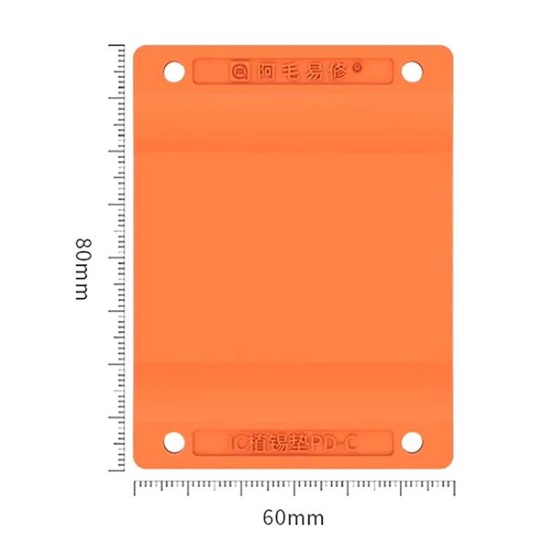 Pd-C Planting Tin Pad Reballing Platform Non-Slip Heat Resistance Magnetic Silicon Mat Cpu Ic Bga Stencils Rework Tools