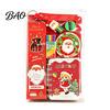 Christmas Stationery Gifts Set for Kids, Santa Claus Snowman Back to School Supplies Patterns Print, Festive Holiday Students Childrens Art Drawing