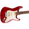 Fender Player II Stratocaster® HSS electric guitar, Rosewood Fingerboard, Transparent Cherry Burst, with soft case.