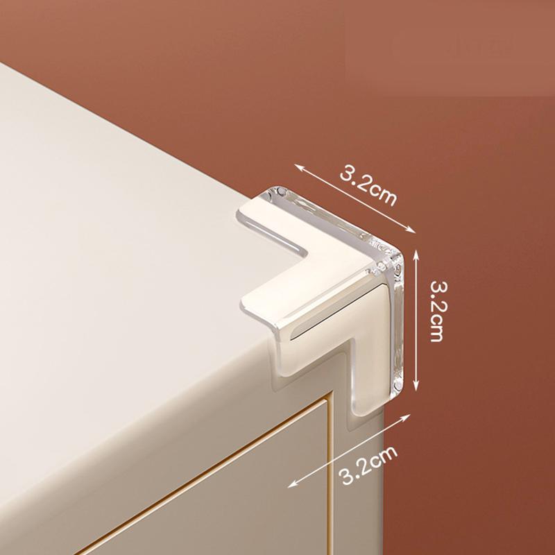 10PCS Clear Anti-collision Coffee Table Furniture Corner Protectors Soft Corner Sheathing Living Room Decor