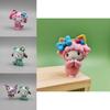 Cute Kuromi My Melody Figure Toy Playset Cake Topper For Diy Accessories