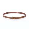 Laminez Standard Vegan Leather Belt - Brown( Gold )