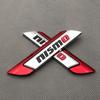 Aizfa 1 пара 3D-карточный металлический брызговик для спортивного значка NISMO хром боковые крылья 3D-эмблема (красный)