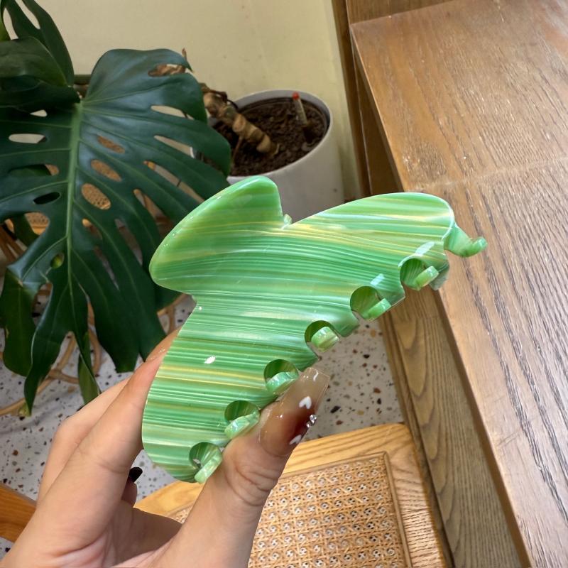 Acetate Hair Claw Clip 10.5cm Minimalist Geometric Pattern Updo Holder Sweet Cool Style Hair Grip Accessory for Women Unisex