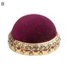 Pin Cushion Exquisite Soft Round Shape Retro Needle Cushion Holder Sewing Accessories Home Use