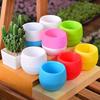 5/10/20pcs Mixed Color Mini Round Flower Pots with Removable Combiners Succulent Plant Nursery Pots for Balcony Office JXB