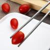 Многоразовые Корейские Гравировка 304 Нержавеющая Сталь Лазерная Кухонные Принадлежности Столовые Приборы Столовые Приборы Палочки для Еды