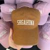 Dry Rose Pink Baseball Cap Women's Enlarged Brim Embroidery Shows Face Small Versatile Cap Men