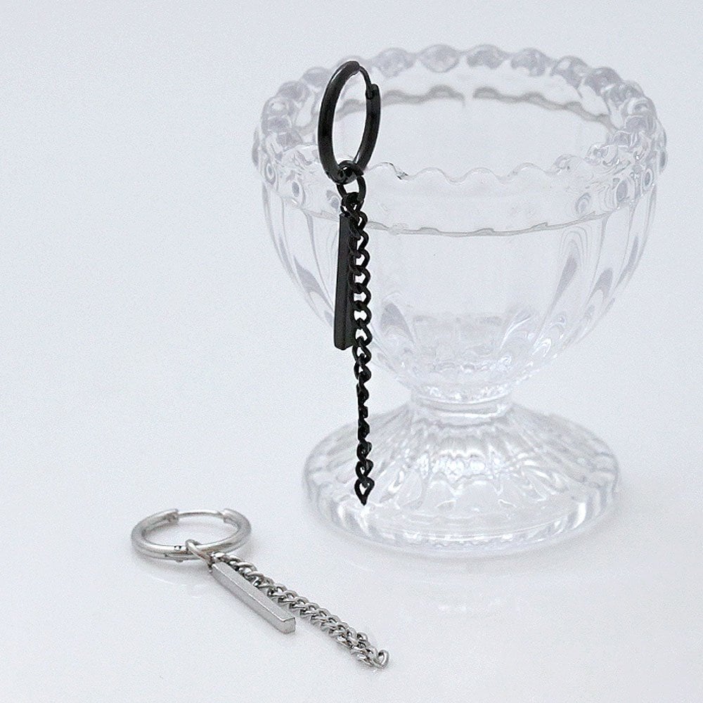 [1+1] Surgical Piercing Chain Drop Bar