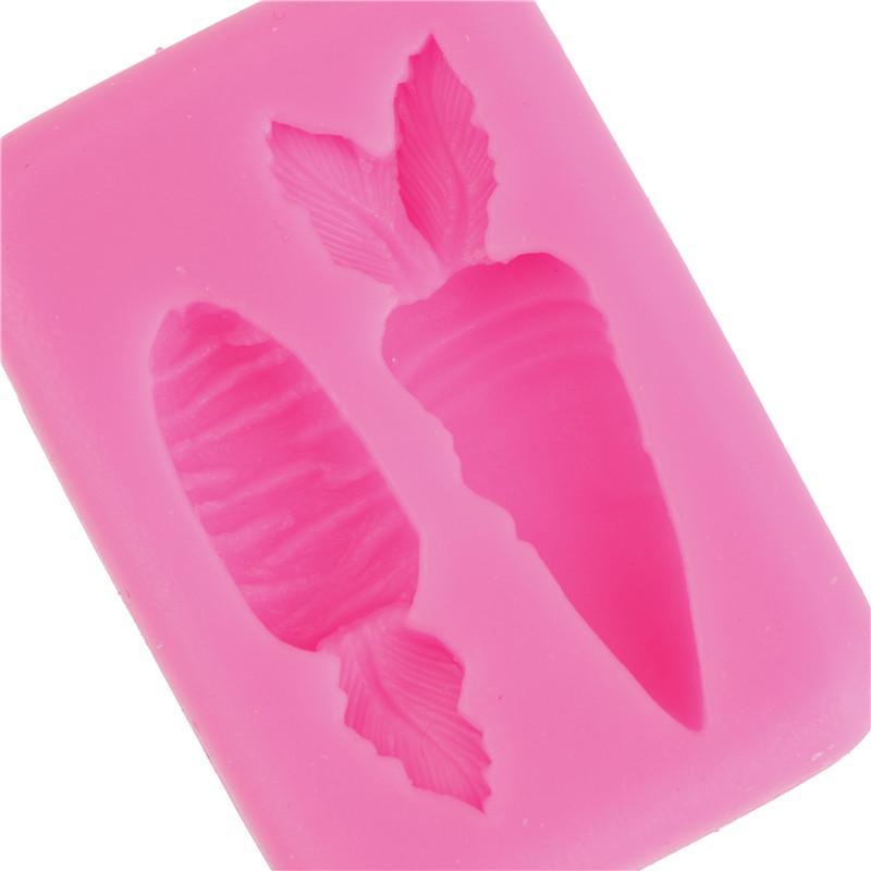 Повседневная силиконовая форма для моркови и овощей, инструменты для украшения, глина, пресс-форма