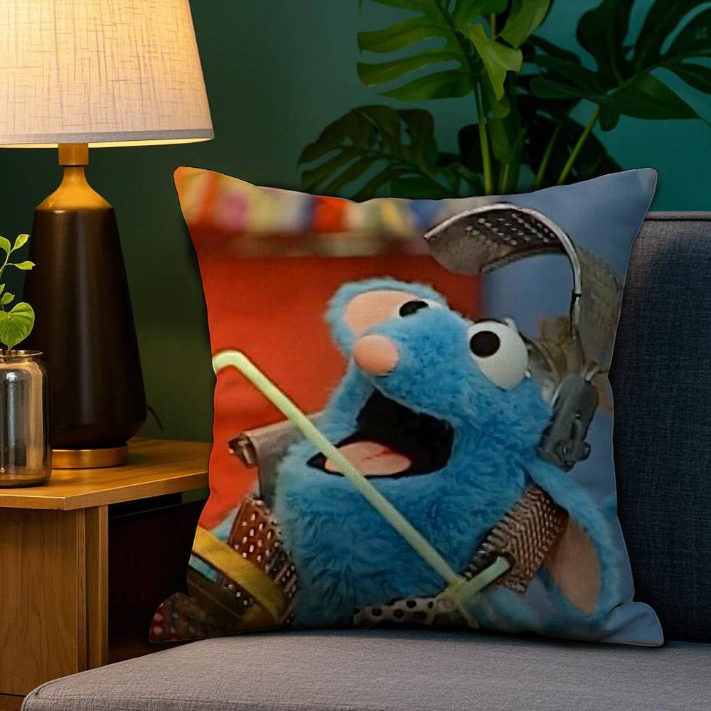 TV Синяя Мышь Т-Туттер Наволочка Диван Гостиная Спальня Двусторонняя Печать Квадратная Подушка Подушка для Сна Чехол