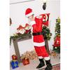 SYitong Santa Claus Costume for Includes Santa Cosplay Outfit and Shoe Set for Men and Fun Christmas Costume Adults, Covers, 6-Piece Women, (M)