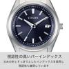 Мужские часы CITIZEN COLLECTION с радиоконтролем - Простые, 3 стрелки, синий циферблат, Eco-Drive, водозащита
