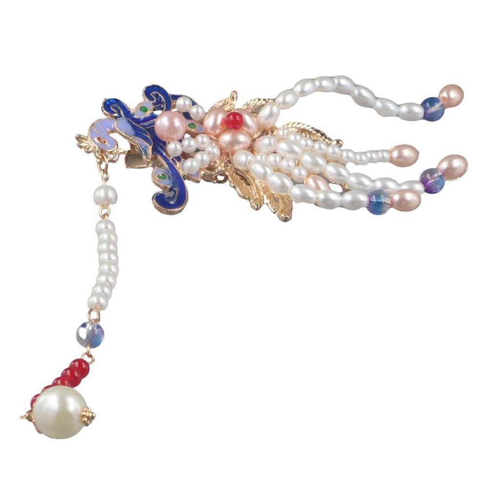 Pearl Chinese Style Hairpin Tassel Hanfu Headwear Antique Hanfu Hair Stick  Girl Hair Accessories