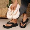 Women's Casual Shoes Solid Color Flip-Flops Comfortable Beach Slippers
